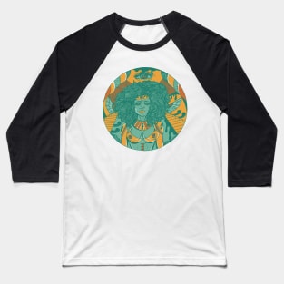 Mountain Green Kemet Warrior Baseball T-Shirt